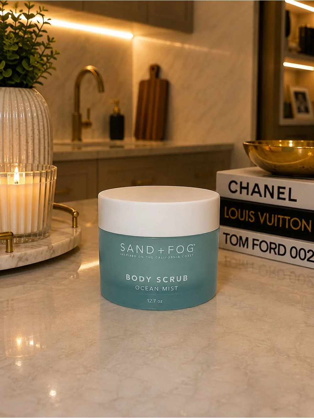 SAND + FOG Ocean Mist Body Scrub 12.7 oz Exfoliating Scrub NEW
